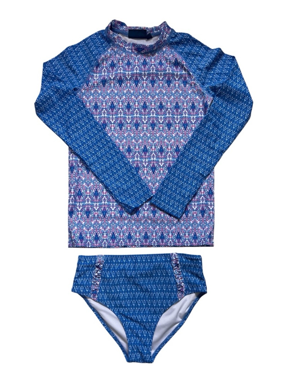 Cabana Life Girls Rash Guard Swim Set (2-Piece) – Size 12